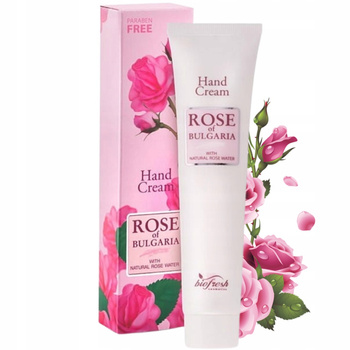 Rose Of Bulgaria Nawilżający Krem Do Rąk z Wodą Różaną Olej Rycynowy 75ml