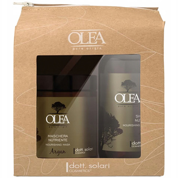 Olea Argan Kit Box Zestaw Nawilżający Szampon Do Włosów 250ml + Maska 250ml