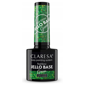 Claresa Rainbow Jello Baza Lakier Hybrydowy Green 5g