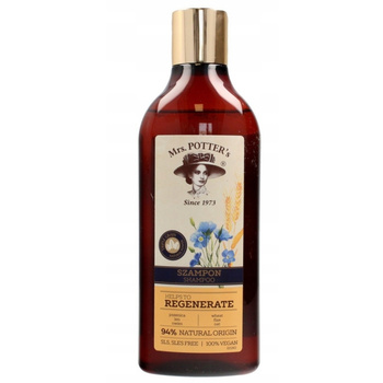 Mrs Potters Szampon Regenerujący Triple Grain Do Włosów Zniszczonych 390ml