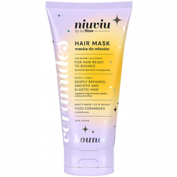 Niuviu Bounce Regenerująca Odżywcza Maska Do Włosów Kręconych Yuzu 200ml