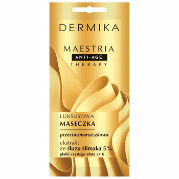 Dermika Maestria Przeciwzmarszczkowa Maseczka Do Twarzy Śluz Ślimaka 7ml