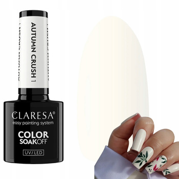 Claresa Lakier Hybrydowy Do Paznokci Manicure Autumn Crush 1 Mleczny Beż 5g