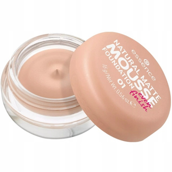 Essence Natural Matte Mousse Matujący Podkład Do Twarzy w Musie 01 16g