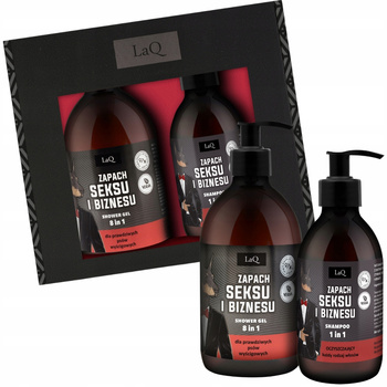 LaQ Zestaw Prezentowy Doberman Męski Żel Pod Prysznic Szampon Do Włosów