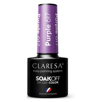 Claresa Lakier Hybrydowy Purple 617 5g