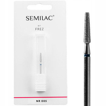 Semilac Frez Diamentowy Do Skórek Manicure Pedicure Ścięty Szpic Bit 005