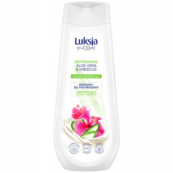 Luksja Silk Care Kremowy Żel Pod Prysznic Odświeżający Aloes Hibiskus 500ml