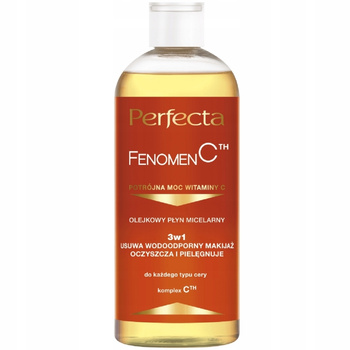 Perfecta Fenomen C Olejkowy Płyn Micelarny Usuwa Wodoodporny Makijaż 400ml