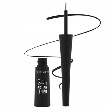Catrice Brush Liner Wodoodporny Eyeliner w Pędzelku Czarny 010 Ultra Black