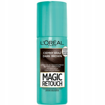 Loreal Magic Retouch Koloryzujący Spray Do Włosów Odrostów Ciemny Brąz 75ml