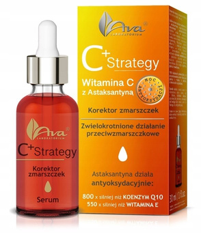 Ava C+ Strategy Korektor Zmarszczek Serum Działanie Przeciwzmarszczkowe 30 ml