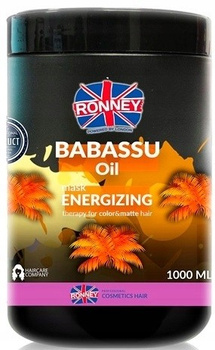 Ronney Maska Do Włosów Farbowanych Babassu Oil 1L