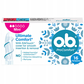 o.b. ProComfort Orginal Tampony Normal 16 Sztuk