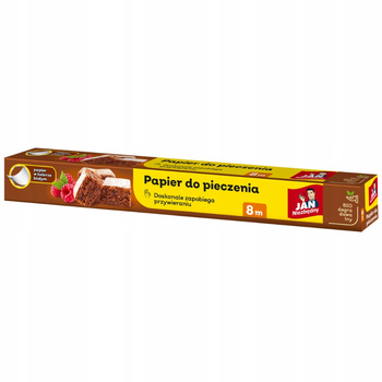 Jan Niezbędny Dwustronny Papier Do Pieczenia Nieprzywierający 36cm x 8m