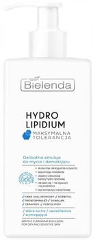 Bielenda Hydro Lipidium Delikatna Emulsja Do Mycia Twarzy Demakijażu 300ml