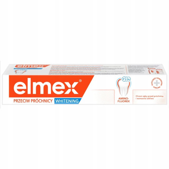 Elmex Gentle White Pasta Do Zębów z Fluorem Przeciw Próchnicy Wzmacnia 75ml