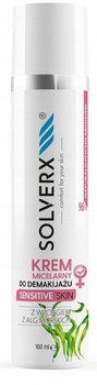 SOLVERX Krem Micelarny Do Demakijażu Skóra Wrażliwa Algi 100 ml