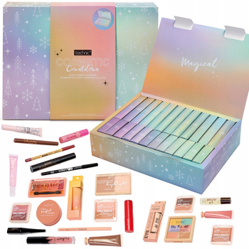 Technic Cosmetic Countdown Kalendarz Adwentowy z 24 Kosmetykami Dla Kobiety