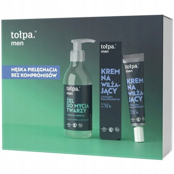 Tołpa Men Zestaw Prezentowy z Kosmetykami Dla Mężczyzn Krem Do Twarzy + Żel