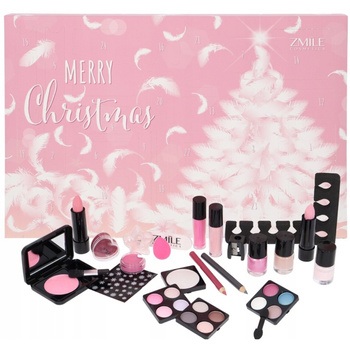 Zmile Traditional Pink Fluffy Kalendarz Adwentowy Zestaw 24 Kosmetyków