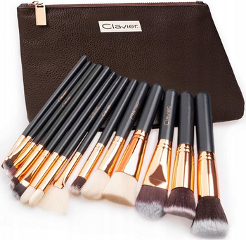 Profesjonalny Zestaw Pędzli Clavier 15 Szt. w Etui