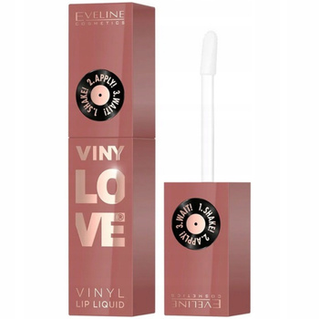 Eveline Vinylove Trwała Nawilżająca Pomadka Do Ust Winylowa 04 Peachy 4ml