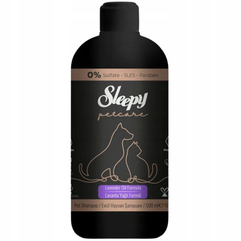 Sleepy Petcare Pet Shampoo Szampon Dla Psa Kota z Witaminą E Lawenda 500ml