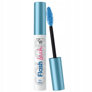 Golden Rose Flash Lash Wodoodporny Tusz Do Rzęs Kolorowy 03 Sky Blue