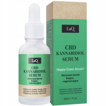 LAQ Naturalna Serum CBD Kannabidol Kojąco Regenerujące Olejowa Formuła 30ml