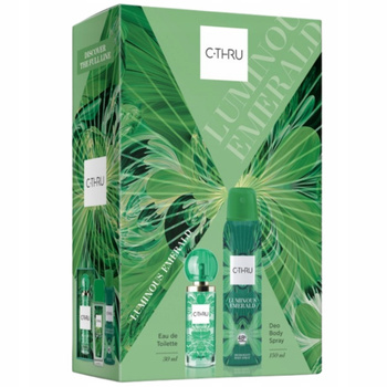 C-Thru Luminous Emerald Damski Zestaw Prezentowy Kosmetyków DEO+ EDT 30ml