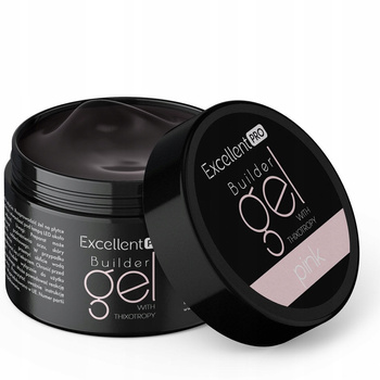 Excellent PRO Jednofazowy Budujący Żel Do Paznokci LED/UV Pink Clear 15g