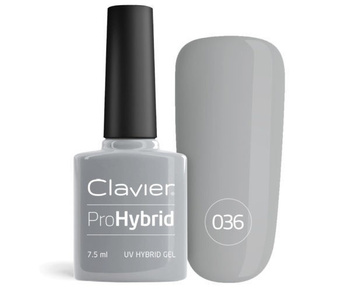 Clavier Lakier Hybrydowy Szary Popiel 036 7,5 ml