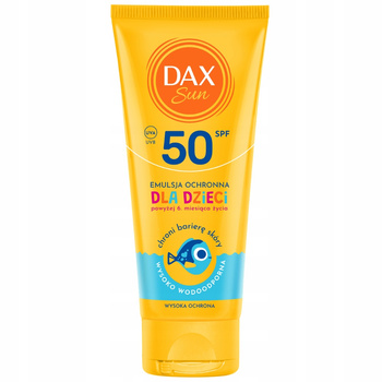 Dax Sun Ochronna Emulsja Do Opalania Dla Dzieci +6M SPF 50 D-pantenol 100ml