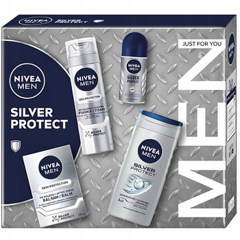 Nivea Men Silver Protect Zestaw Prezentowy Dla Mężczyzny Kosmetyki Do Ciała