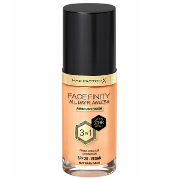 Max Factor FaceFinity 3w1 Kryjący Matujący Podkład Do Twarzy 70 Warm Sand