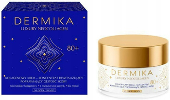 DERMIKA LUXURY NEOCOLLAGEN Kolagenowy Krem Koncentrat Rewitalizujący 80+