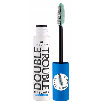 Essence Mascara Tusz Do Rzęs Double Trouble 2w1 Wodoodporna Extra Black