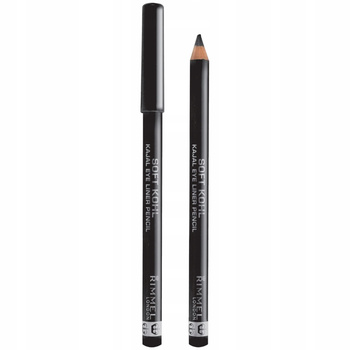 Rimmel Soft Kohl Miękka Kredka Do Oczu Intensywnie Czarna 061 Jet Black