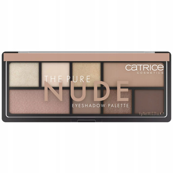 Catrice The Pure Nude Paleta Cieni Do Powiek Mix Wykończeń Brąz Beż 9g