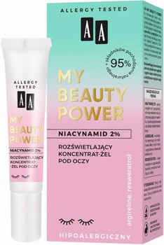 AA Niacynamid 2% rozświetlający żel pod oczy 15ml