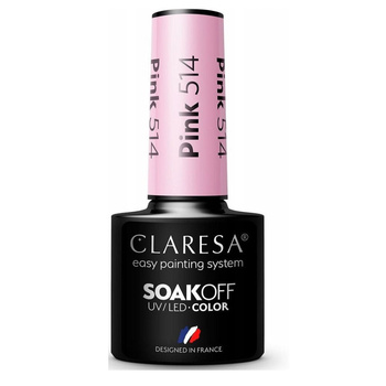 Claresa Lakier Hybrydowy Pink 514 5g