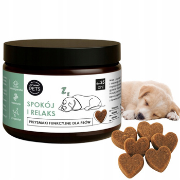 Wow Pets Przysmaki Dla Psa Suplement Spokój i Relaks Łagodzenie Stresu 100g
