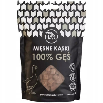 Wow Pets Przysmaki Dla Psa Kota Zdrowe Smaczki Mięsne 100% Gęś 120g