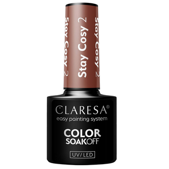 Claresa Lakier Hybrydowy Stay Cosy 02 5g