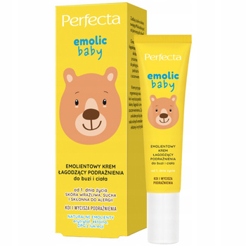 Perfecta Emolic Baby Łagodzący Krem Do Twarzy i Ciała Dzieci Od 1 Dnia 20ml