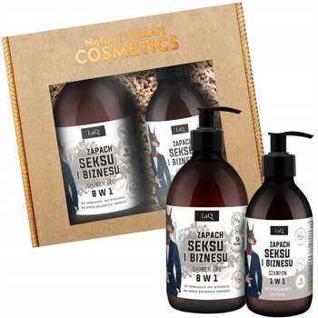 LaQ Zestaw Prezentowy Doberman Męski Żel Pod Prysznic Szampon Do Włosów