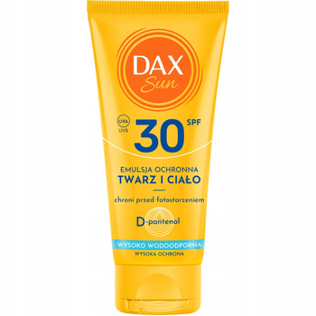 Dax Sun Wodoodporna Emulsja Do Twarzy i Ciała Wysoka Ochrona SPF 30 50ml