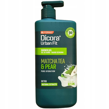 Dicora Urban Fit Żel Pod Prysznic Matcha i Gruszka Detox Nawilżenie 825ml