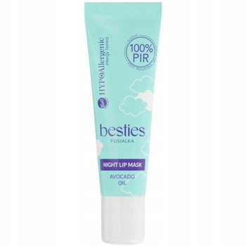 Bell Hypoallergenic x Besties Nocna Maska Do Ust z Olejem Awokado 10g